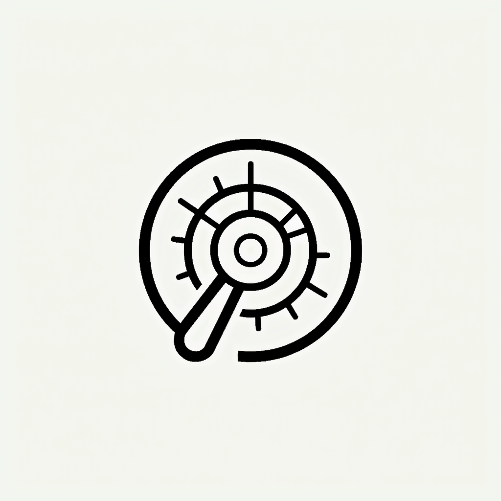 Simple minimal logo with clean geometric letters B and M in navy, without decorative elements, designed for a professional UX studio brand.